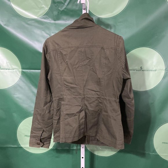BNCI By Blank Noir Size Medium Jacket Olive Green - VGUC - Picture 9 of 9